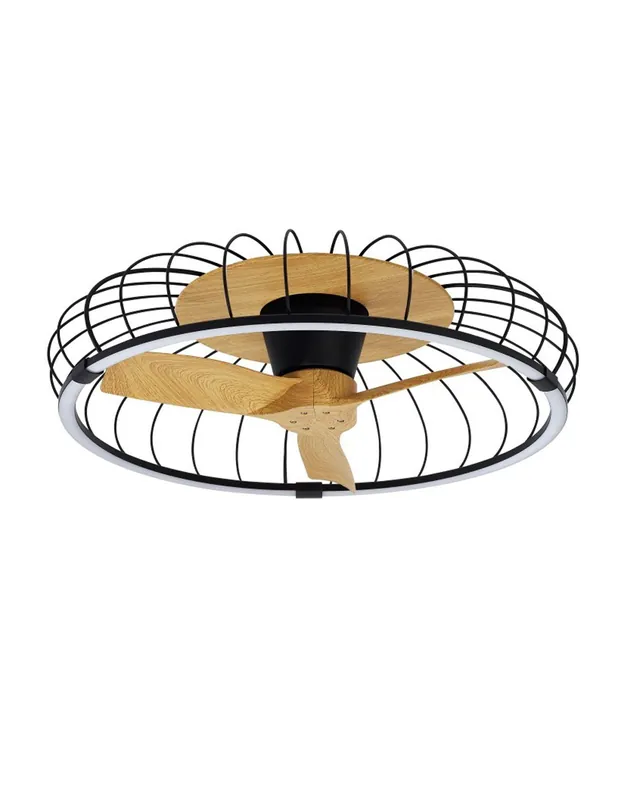 No Te Lo Pierdas Nature Ventilador Mantra Negro