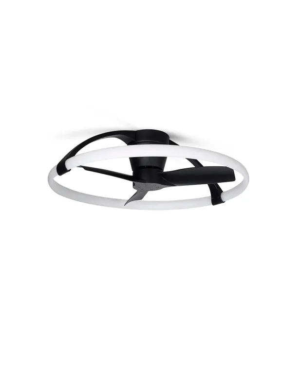 Rebajas Mantra Nepal Mini Ventilador de Techo Blanco y Negro