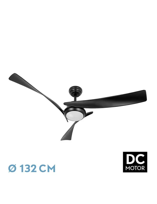 Precio Rebajado Ventilador Fabrilamp Tarento 132 cm Negro