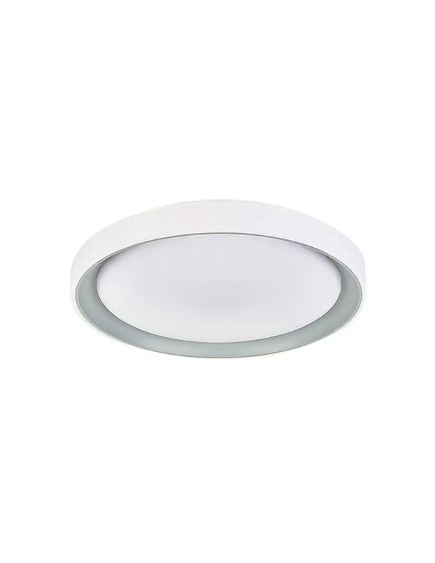 Última Oportunidad Plafón de Techo Led Blanco Aro Interior Plata