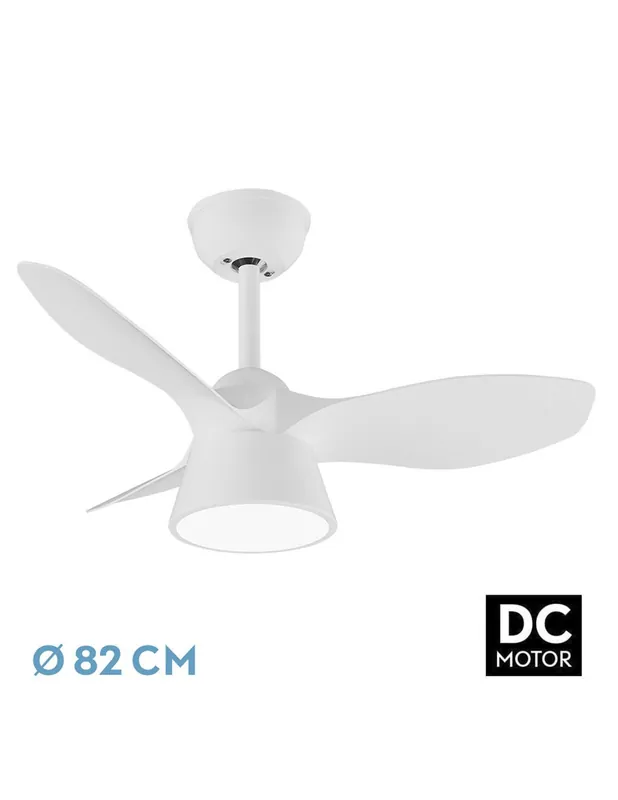 Auténtico Oferta Ventilador Blanco Cúbico