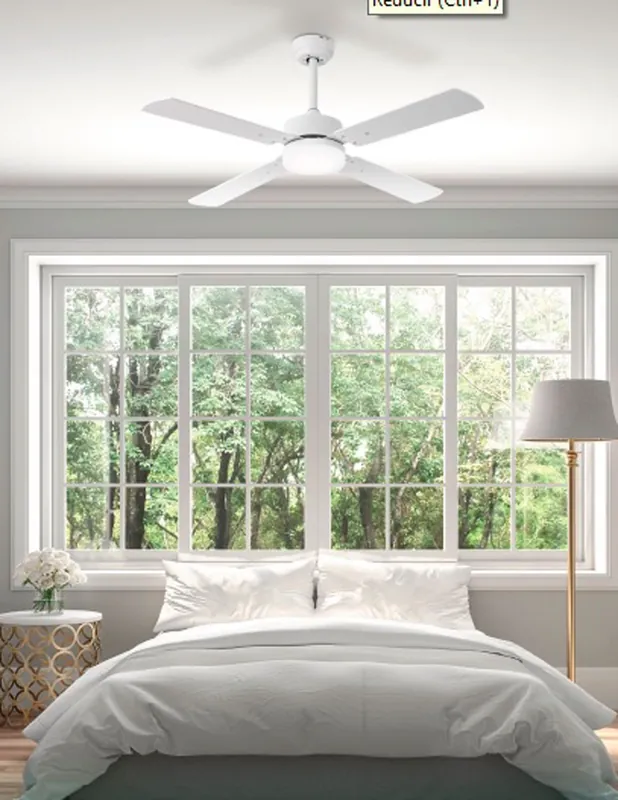 Promoción Exclusiva Hupe Ventilador Motor DC Fabrilamp Blanco