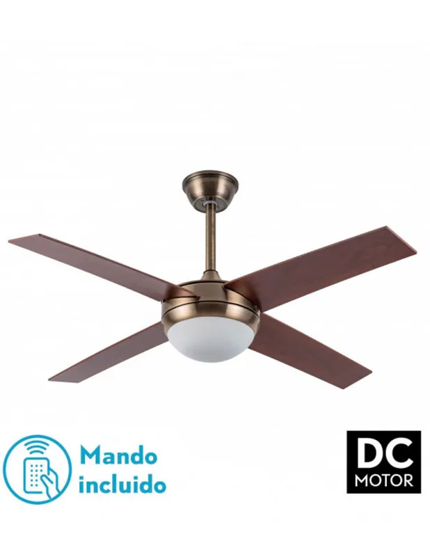 Ventilador de Techo Dormitorio Mediano Fabrilamp Moderno