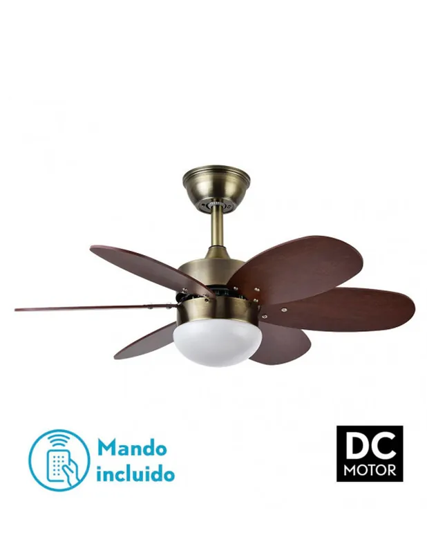 Garantía De Devolución De Dinero Ventilador de Techo Pequeño Motor DC Fabrilamp