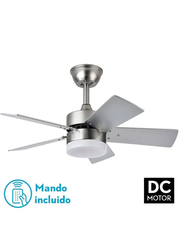 Original Ventilador Techo Dormitorio Pequeño Fabrilamp