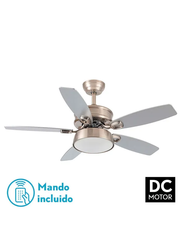 Pedido Al Por Mayor Fabrilamp Ventilador Aspas Reversibles Plata Haya