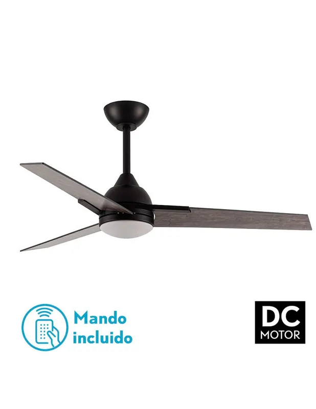 Popular Fabrilamp Ventilador Negro y Gris