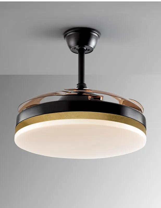 Ventilador LED Vento Negro-Oro Schuller Rebajas