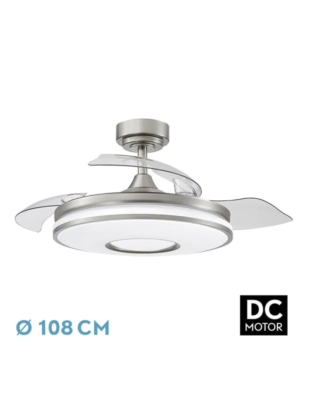 Fabrilamp Dani Ventilador Plata Favorito De Clientes