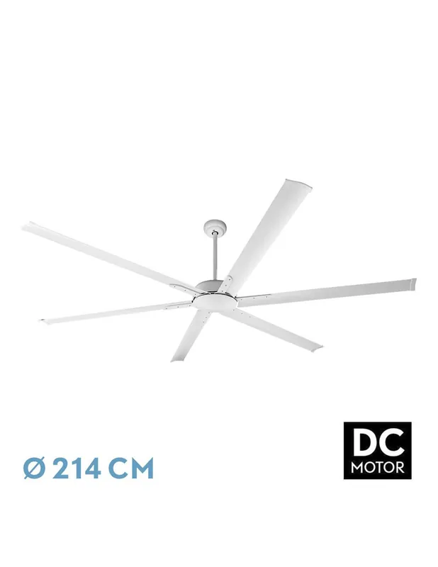 Descuento Ventiladores Led Extra Grandes Blancos