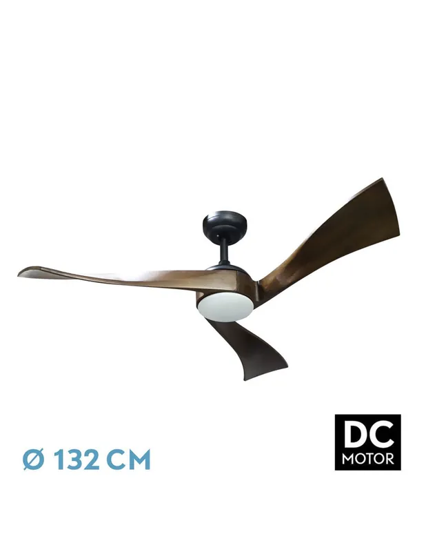 Janubi Ventilador de Techo Negro Memoria de Color Bestseller