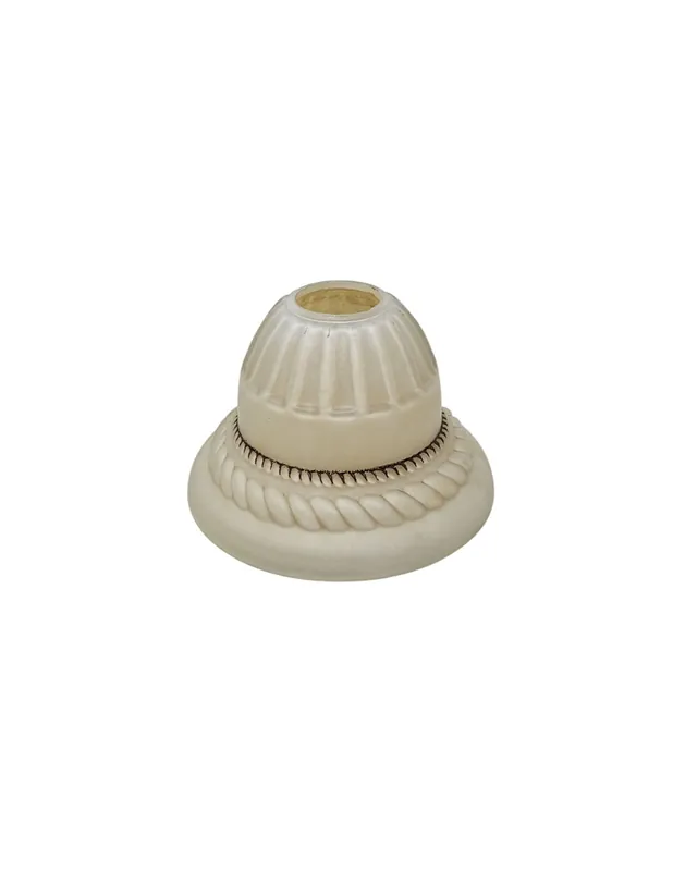 Tulipa Cristal 3/4 Beige Cinta Marrón Directo De Fábrica
