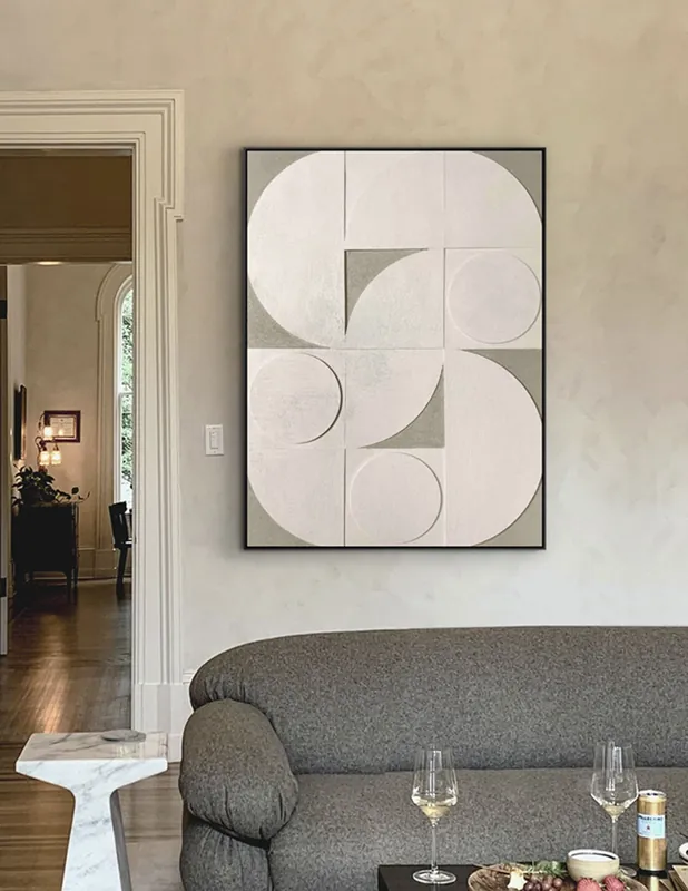 Geomía Cuadro Bajorrelieve Schuller Mayoreo