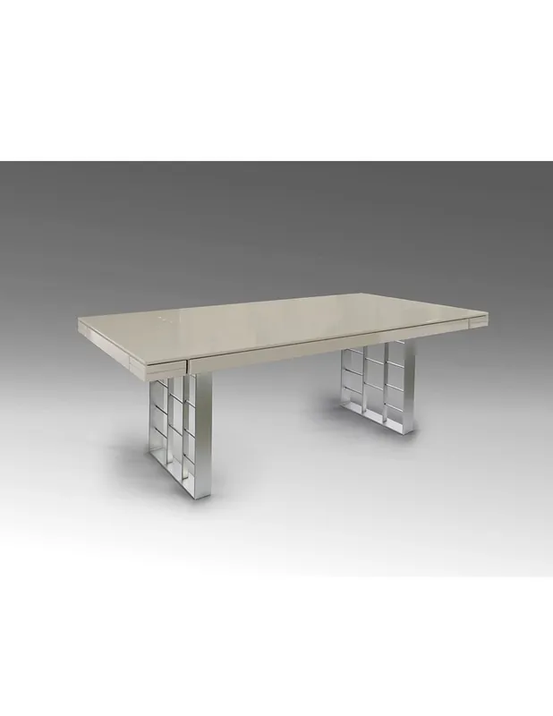 Súper Precio Vita Mesa Comedor Gris Ceniza Plata de Schuller