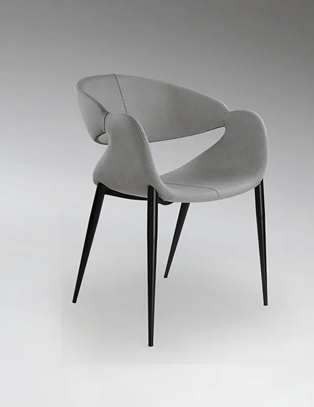 Gran Oferta Giro Sillón Textil Gris Claro Negro de Schuller