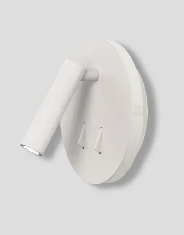 APLIQUE CAYMAN BLANCO LECTOR LED 3W+6W 3000K Precio De Oferta
