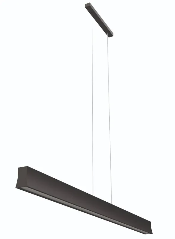 Auténtico LAMPARA LINEAL LED 38W 3000K 110° HANOK NEGRO