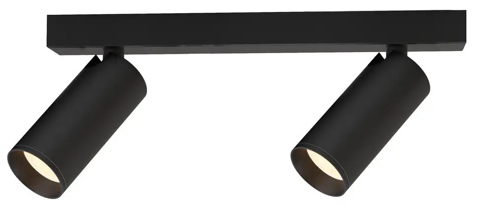 REGLETA MINI GU10 2L NAZARE NEGRO Garantía Incluida