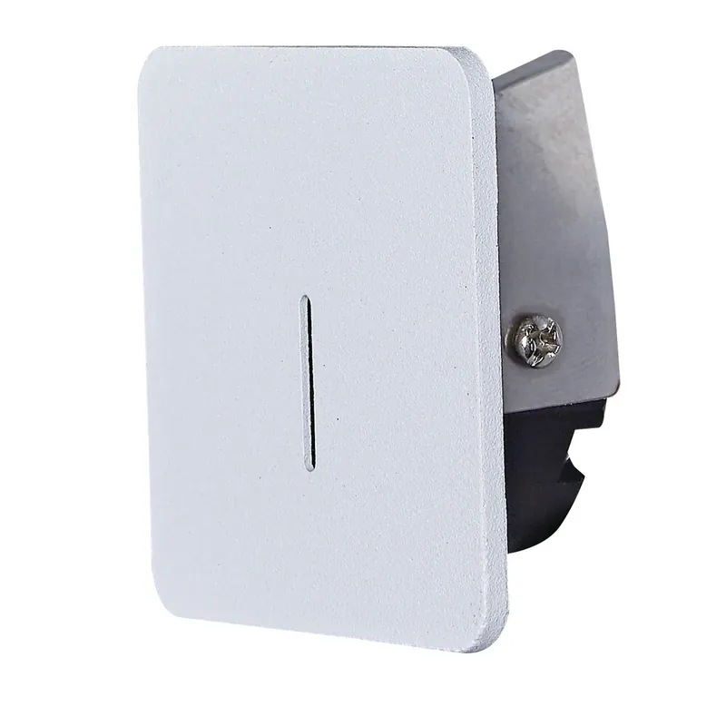BAÑADOR PARED LED 3W 3000K SOTAVENTO CUADRADO BLANCO Oferta De Temporada