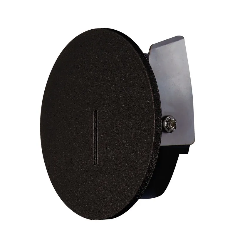 Solo Por Tiempo Limitado BAÑADOR PARED LED 3W 3000K SOTAVENTO REDONDO NEGRO