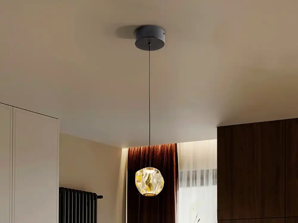 ZARIA LAMP 1L NEGRO/BRONCE/AMBAR Ordena Ya