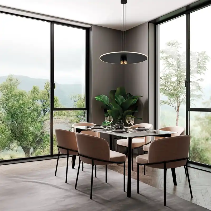 Última Versión COLGANTE LED 42W NOMADA NEGRO ORO
