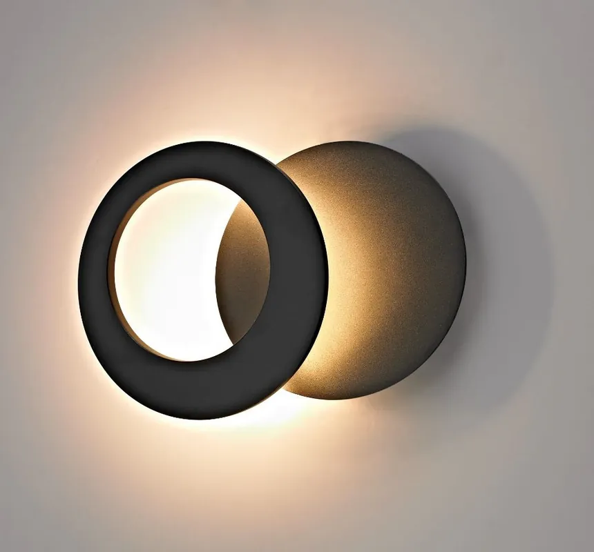 APLIQUE LED 10W TORONTO NEGRO Garantía Incluida