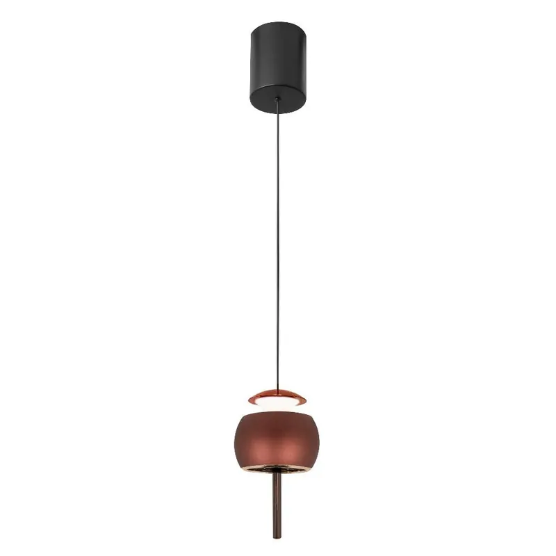 Promoción COLGANTE 1 LUZ ROLLER CAFÉ