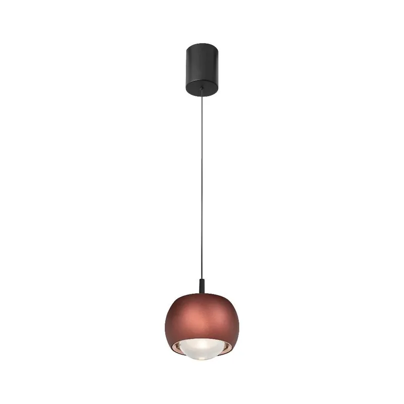 Última Versión COLGANTE 1 LUZ ROLLER CAFÉ