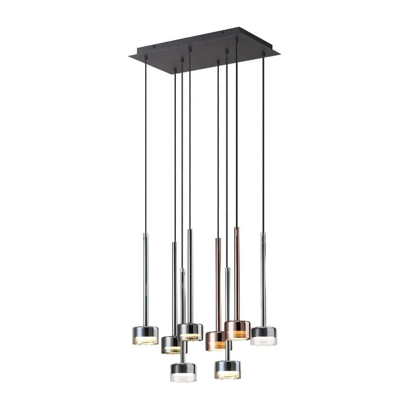 A Buen Precio COLGANTE 8 LUCES TONIC MULTICOLOR
