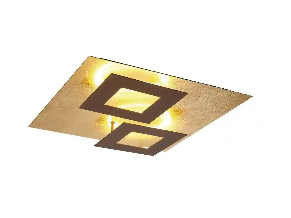 Súper Precio PLAFÓN LED 48W  DALIA CORTEN  ORO