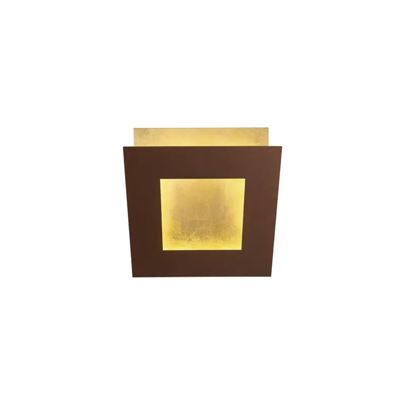 APLIQUE LED 12W  DALIA CORTEN  ORO Envío Gratis