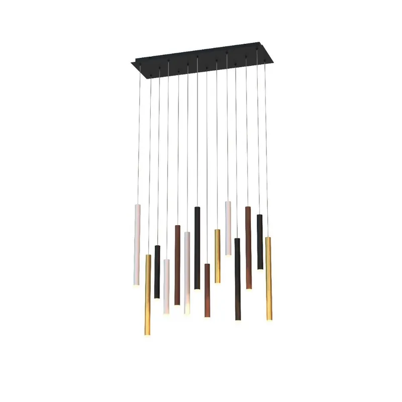 Alta Calidad LÁMPARA LED  84W  CALA BLANCO NEGRO ORO CORTEN