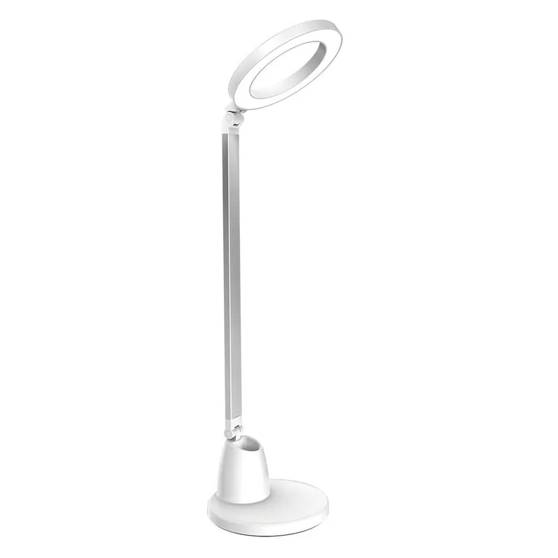 Auténtico FLEXO CALCITA 8W  BLANCO/PLATA