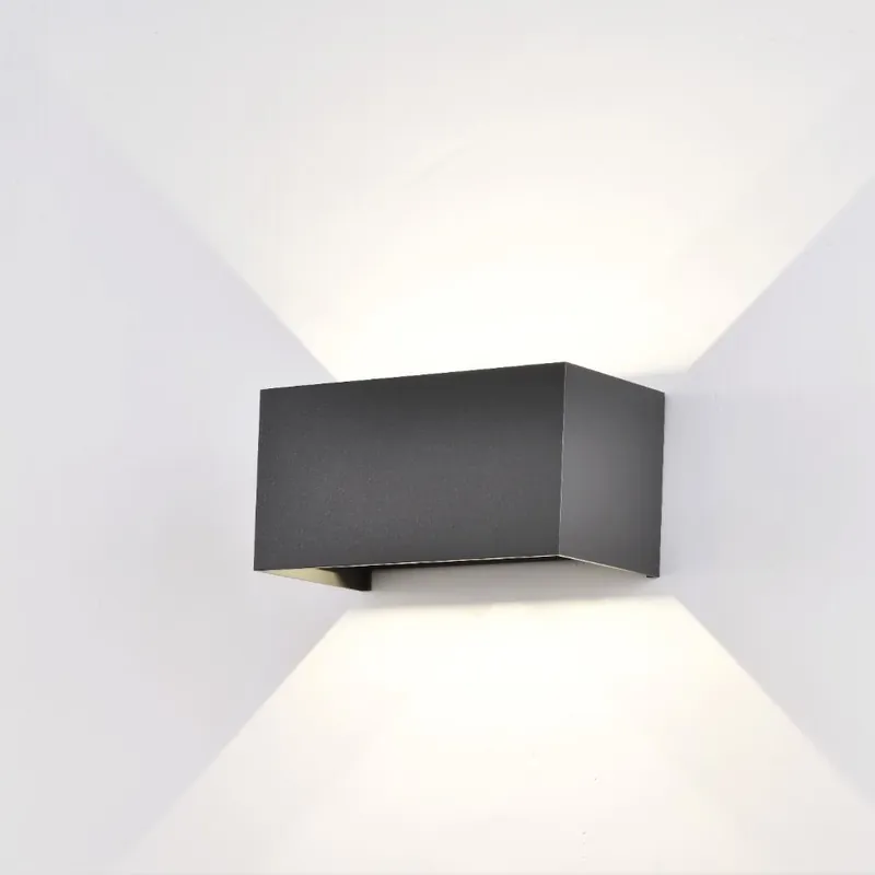 APLIQUE EXTERIOR LED DAVOS DOUBLE  3000K GRIS OSCURO Oferta De Temporada