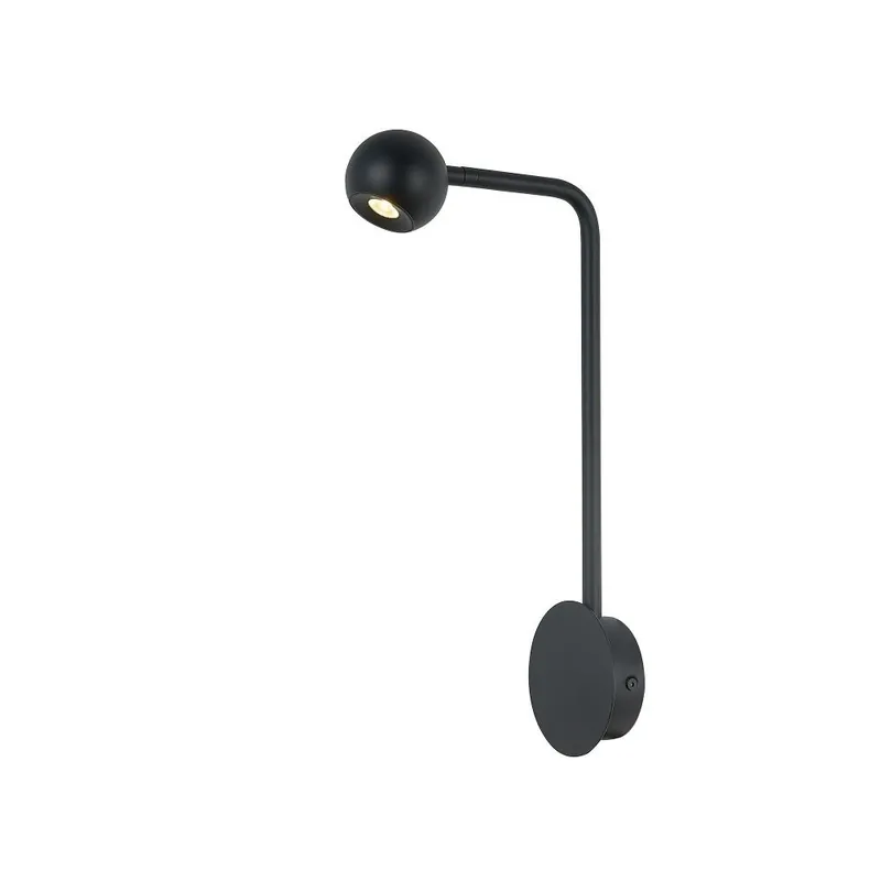 APLIQUE LED 6W  EYES NEGRO ARENA Garantía De Devolución De Dinero