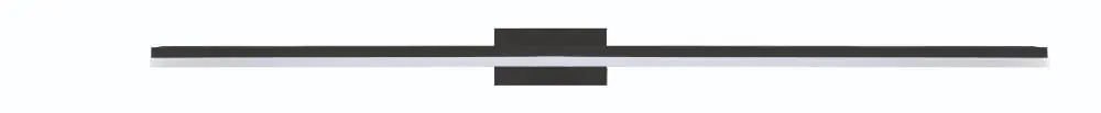 APLIQUE LED 12W MORNE NEGRO Disponible Ahora