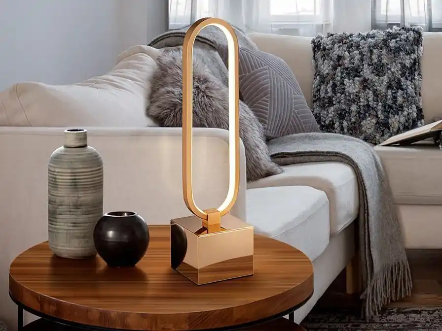 SOBREMESA LED COLETTE DORADA Premium