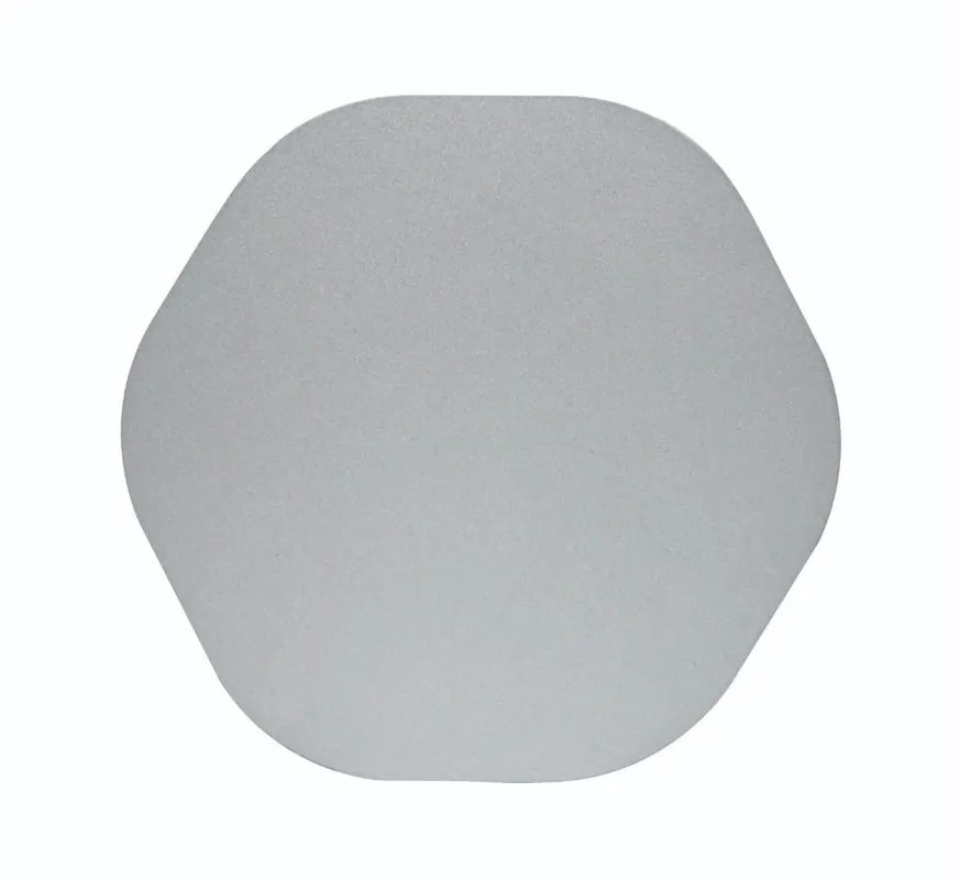 APLIQUE LED BORA BORA HEXAGONAL PLATA 6W Favorito De Clientes