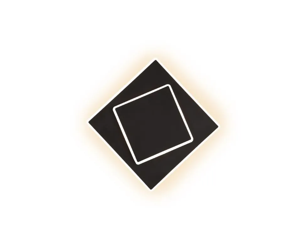 APLIQUE LED 12W NEGRO DAKLA Última Versión