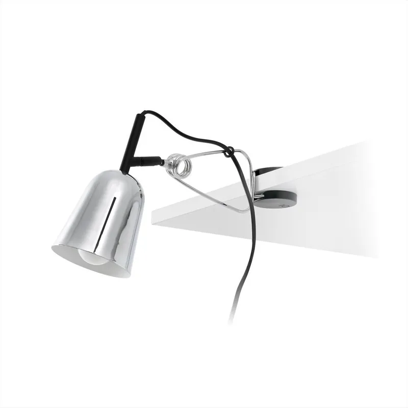 STUDIO PINZA CROMO/BLANCO MATE E14 Lujoso