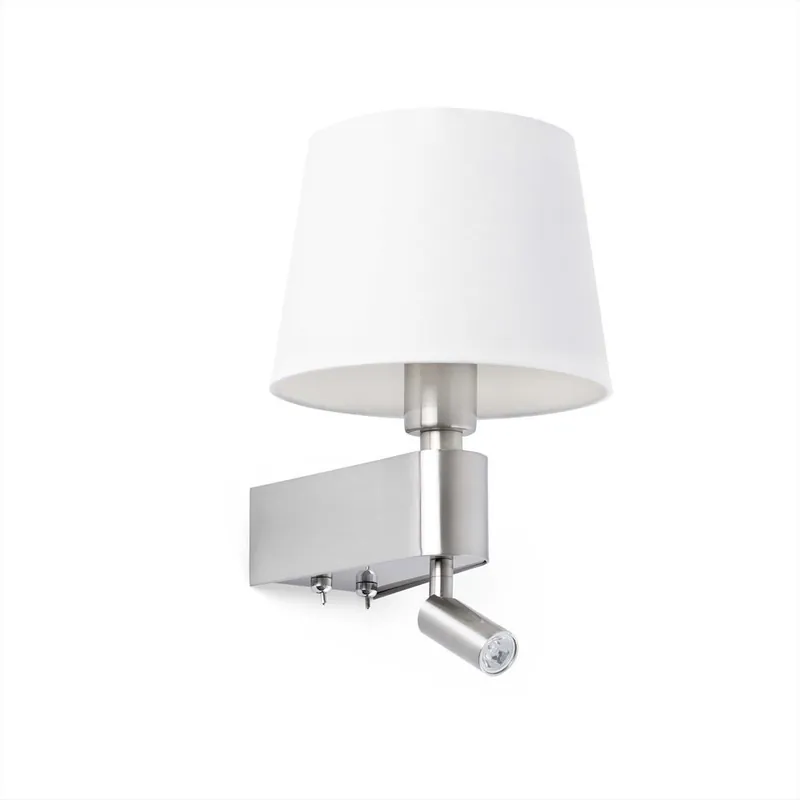 ROOM APLIQUE BLANCO 1 X E27 20W + LED 3W 2700K Imprescindible (Must-Have)