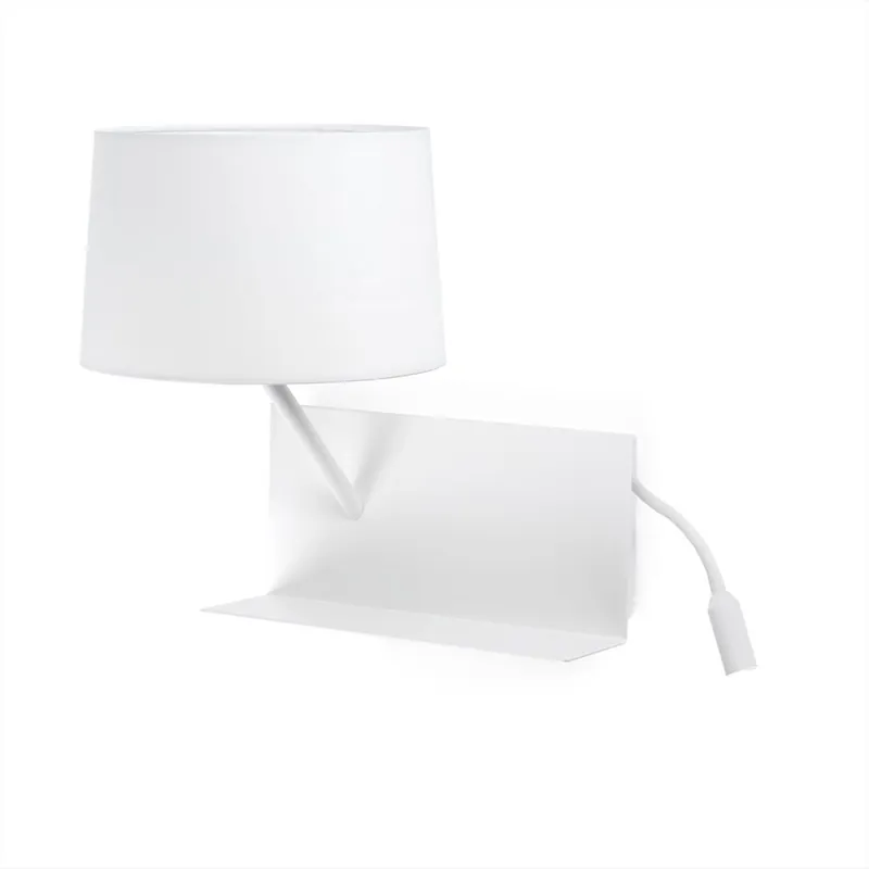 Última Oportunidad HANDY APLIQUE BLANCO IZQDA 1XE27 20W USB LED 3W