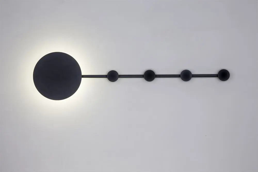 Artesanal HAN PERCHERO NEGRO LED 6W 2700K