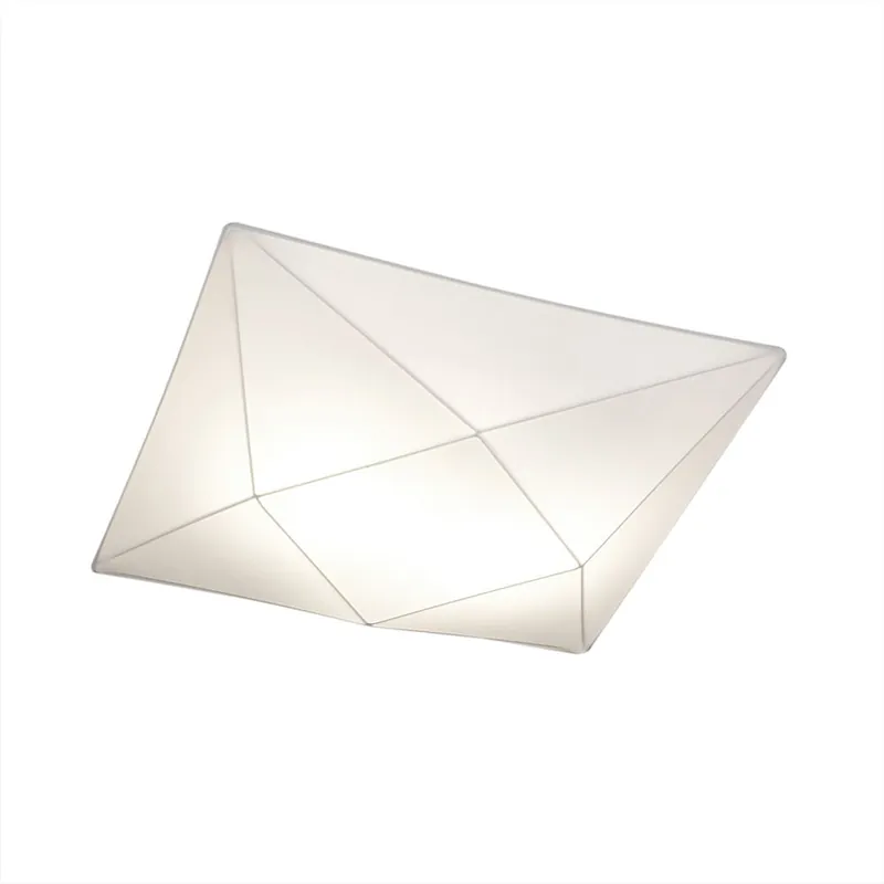 Promoción Exclusiva LÁMPARA PLAFÓN DE TELA POLARIS 58 BLANCO  ÓPTICO