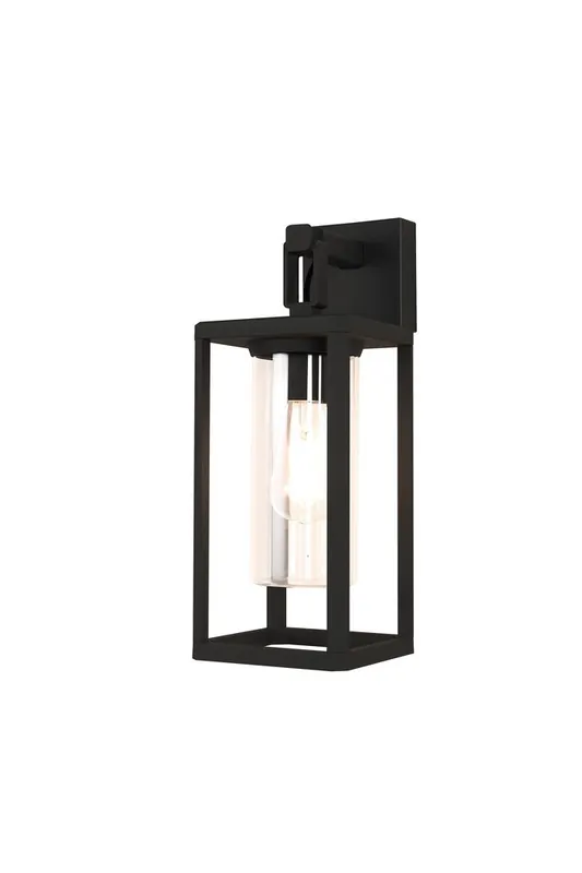 APLIQUE 1L E27 ALPS NEGRO Artesanal
