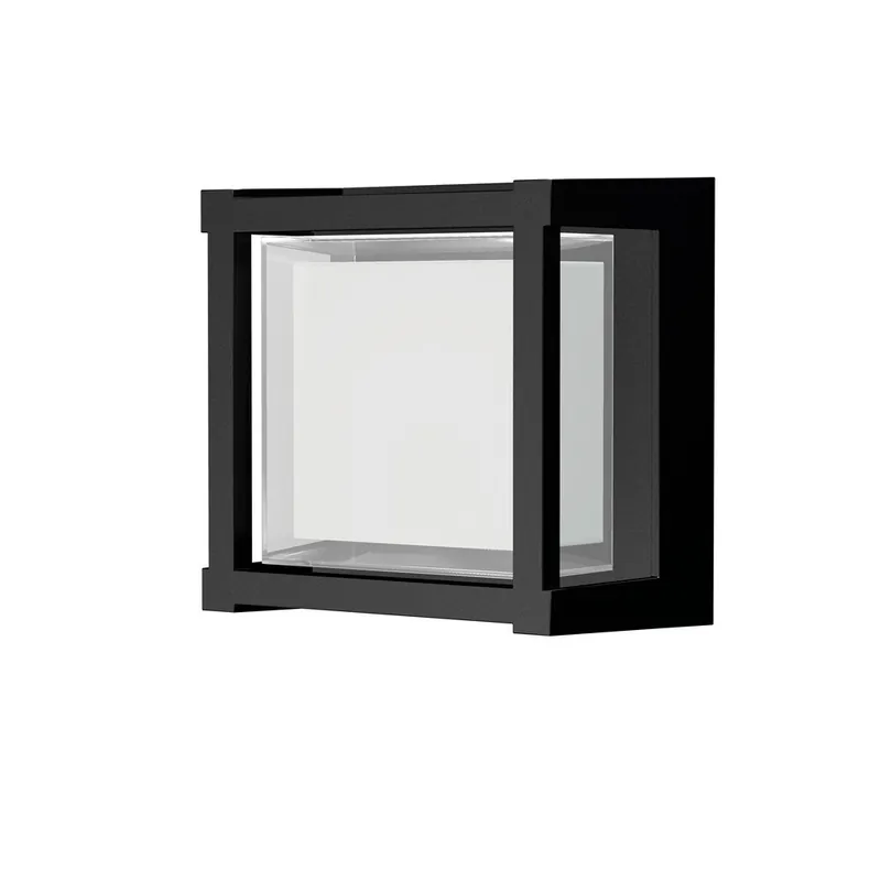 Súper Precio PLAFON/APLIQUE EXTERIOR CREEK NEGRO LED  15W CCT