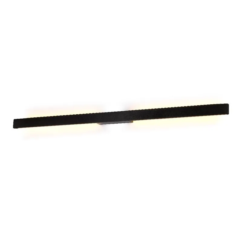 APLIQUE EXTERIOR LED 24W LOTUS  NEGRO Solo Hoy