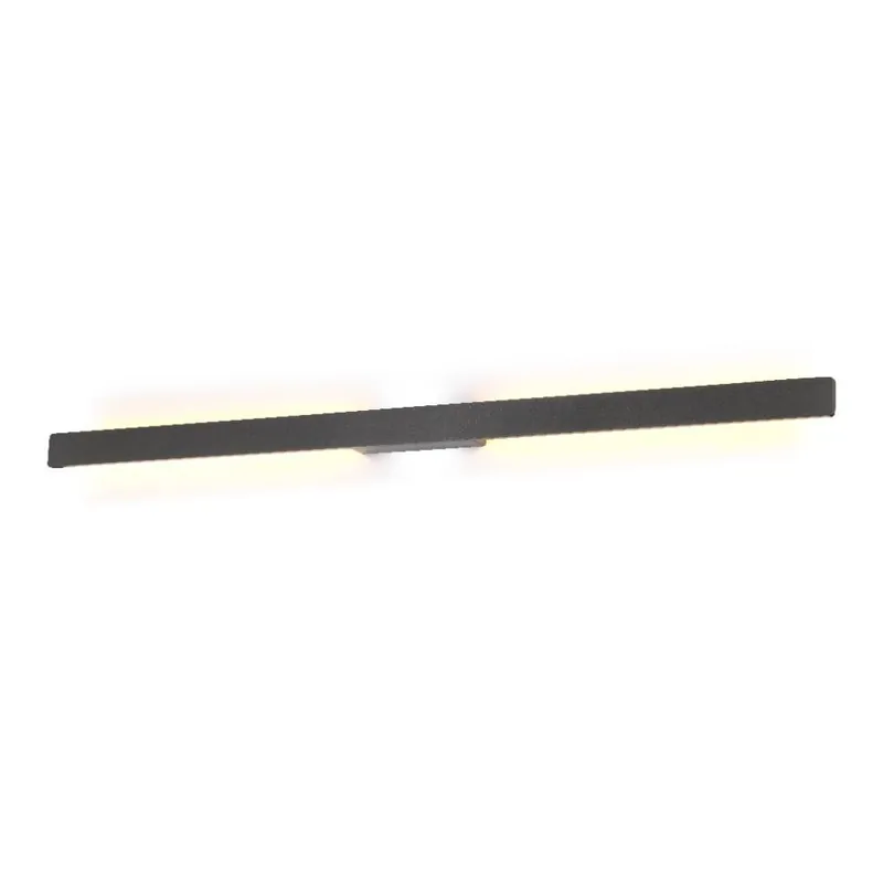 APLIQUE EXTERIOR LED 24W LOTUS  GRIS OSCURO Solo Hoy