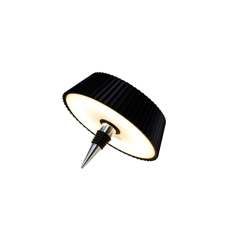 Auténtico TAPA DE BOTELLA LED 2W  RECARGABLE RELAX NEGRO